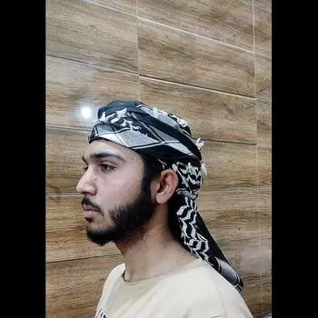 Арабский шарф Шема Кефия Хирбави Палестинский белый кремовый шарф Куфия Хабиби