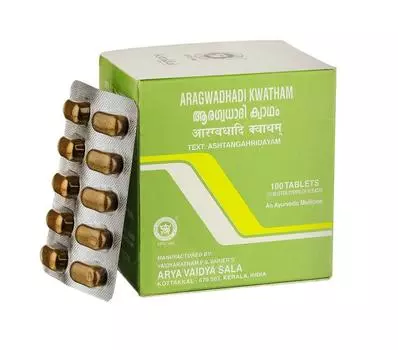 Арагвадхади Кватхам (100 таб), Aragwadhadi Kwatham, Kottakkal Ayurveda