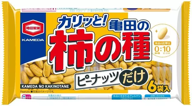 Арахис Kameda Seika Kakinotane только 6 пакетиков 135г х 12 пакетиков Kameda s