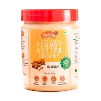 Арахисовая паста (500 г), Peanut Butter Creamy, Truefarm