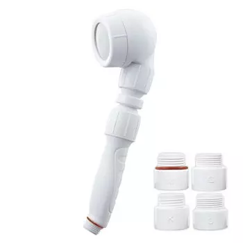 Aramic Shower Water Saving 3D Earth Angle Увеличенный угол наклона воды до Сделано в Head, Shower, Shower, Adjustment, Pressure, Saving, 50%, White, Japan, 3D-A1AA белый