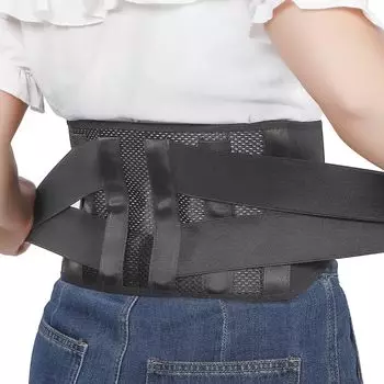 Aranoyas Waist Double Pressure 2 типа: жесткий и мягкий, легко надевать и брать, красивая нижняя часть спины, поясница, таз, медицинская поддержка высокого качества, чёрный