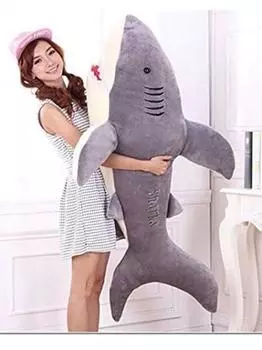 Arata Hayashi Shark Plush Toy Extra Large 130cm Shark Hugging PillowShark Stuffed ToyPresentCelebrationFluffy Stuffed Toy Shark (As Pictured)