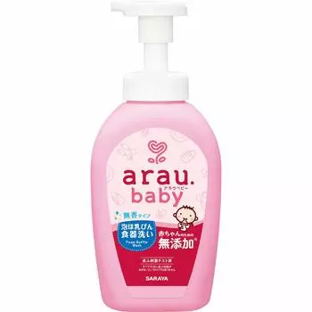 Arau Baby Foam для мытья детских бутылочек и посуды 500 мл белый