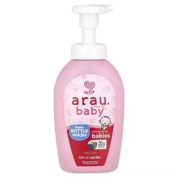 arau.baby, Пена для мытья бутылочек, без запаха, 16,09 жидких унций (500 мл)
