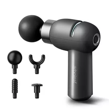 arboleaf Fascia Release Gun Handy Gun MINI Fascia Gun 4 насадки 6-миллиметровый Amplitude Strong Vibration Release Gun Kinmaku Release Electric Gun Fascia Gun