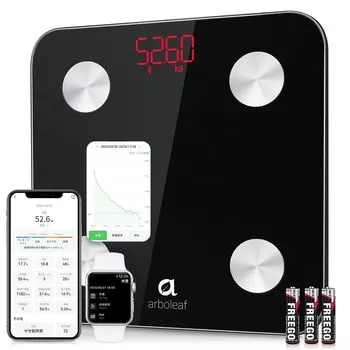 arboleaf Вес Смартфон Состав тела Жир в организме 14 Элемент Bluetooth Приложение Здоровье Высокая Совместимость с Совместимость с Apple Здоровье Легкий