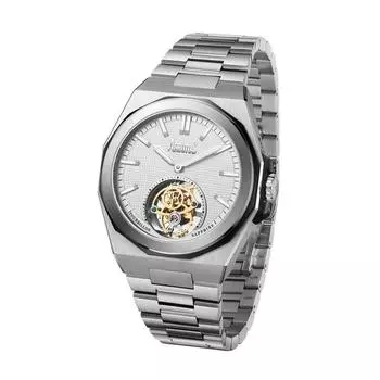 Arbutus Tourbillon нержавеющая сталь белый циферблат с открытым сердцем механические часы унисекс AR-TB-13SWS белый