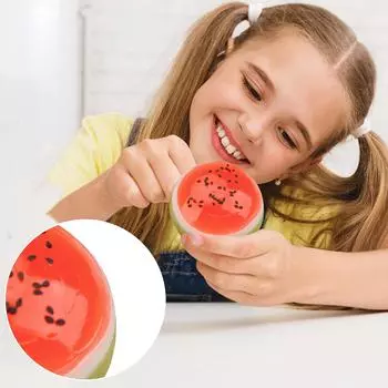 Арбуз Веселье Медленно Мягкий Всасывающий Палец Декомпрессионная Игрушка Грязь Чувство Творческой Девочки Декомпрессия One Size