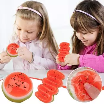 Арбуз Веселье Медленно Мягкий Всасывающий Палец Декомпрессионная Игрушка Грязь Чувство Творческой Девочки Декомпрессия One Size