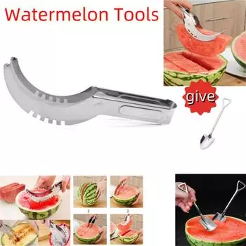 Арбузный артефакт нож для нарезки сердцевины из нержавеющей стали инструменты для фруктов и овощей зажим для арбуза бесплатно подарить кухонные принадлежности