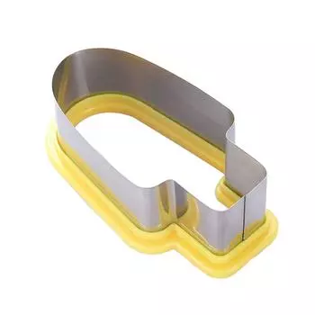 Арбузный разрез нержавеющая сталь портативный фруктовый разделитель фруктов водонепроницаемый слайсер форма зелёный