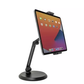 Archiss Настольный держатель для планшетов и смартфонов с длиной плеча 4-12,9 дюйма (120-215 мм), 325мм, Черный, AS-AMBM-BK чёрный