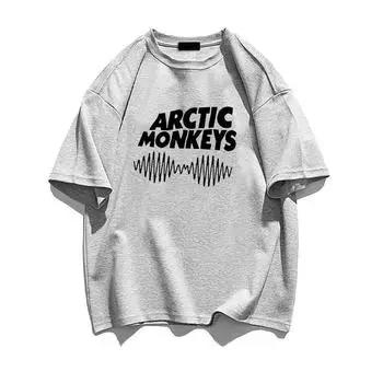 Arctic Monkeys Одежда Женская футболка Мужская манга Повседневная белая футболка Y2k Футболка Одежда Манга S