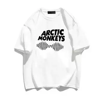 Arctic Monkeys Одежда Женская футболка Мужская манга Повседневная белая футболка Y2k Футболка Одежда Манга S