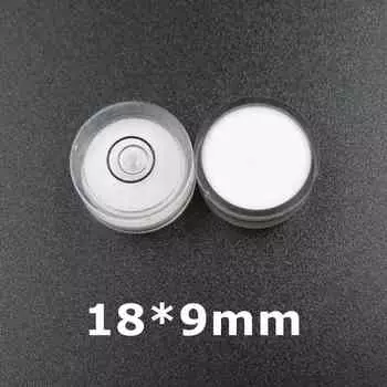 Arcylic Mini Spirit Level бусины Высокоточные пластиковые пузырьковые уровни зеленого/белого цвета Размер 18*9 19*10 мм