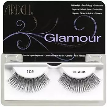 Ardell Glamour Fashion Lashes, черные, 1 шт. (Pa Ardell Glamour Fashion Lashes, черные, 1 шт. (упаковка из 9 штук)