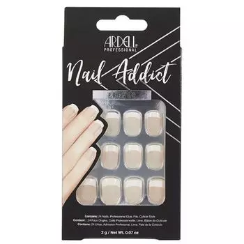 Ardell Nail Addict Классические французские накладные ногти