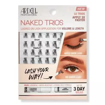 Ardell Naked Lash Trios + набор клея