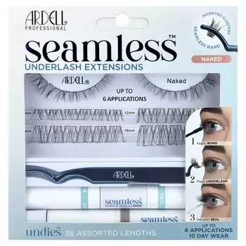 Ardell, Seamless™, Underlash Extension Kit, Naked, 39-Piece Kit