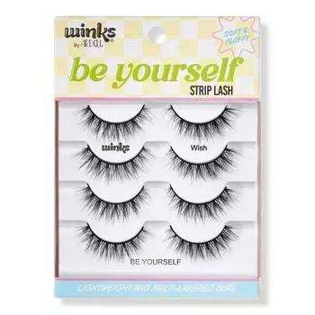 Ardell Winks Be Yourself Wish, Черные ресницы, 4 пары