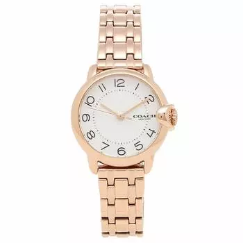 Arden 28 мм кварцевые белые розовые золотые COACH 14503603 совместимы с A4 [Coach] женские [Продукт]