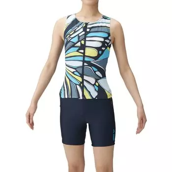 arena Fitness Swimsuit S Size Separate Zip Specification Large Color Snap Insert Fit Pad Women s LAR-3248W
