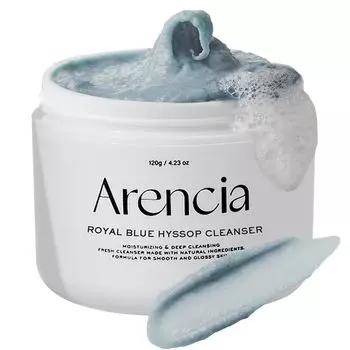 Arencia Fresh Mochi Soap Blue Care Royal Hyssop 120 г/Корея/Очищающее средство для лица/Увлажнение/Отшелушивание/Очищение пор