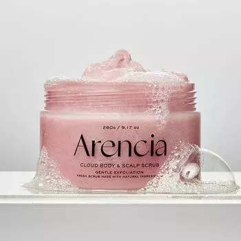 arencia Скраб для тела и кожи головы Fresh Cloud 260 г (Выберите 1 из 5 типов) Lavender & Pear