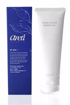 Areti Facial Natural Made in Elastic w1906 Purple Cleanser, Ingredients, Japan, Moisturizing, Foam, Fragrance-Free,