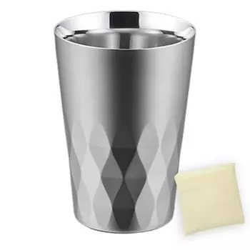 Argyle Нержавеющая сталь Двойной Сделано в Японии с SimpleBag Сделано в J-kitchens Тамблер, Узор, Сталь 18-8, Стенка, S, 260 мл, (Набор Вьетнам)