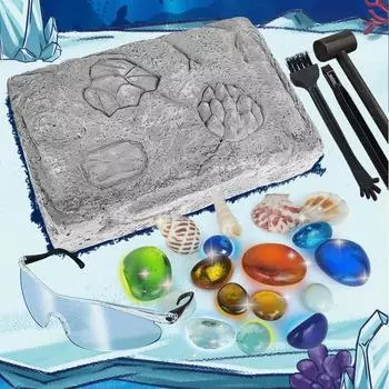 Археологическая игрушка для поиска драгоценных камней, скелет динозавра, планета, слепая коробка, детская игрушка ручной работы, оптовый магазин зелёный