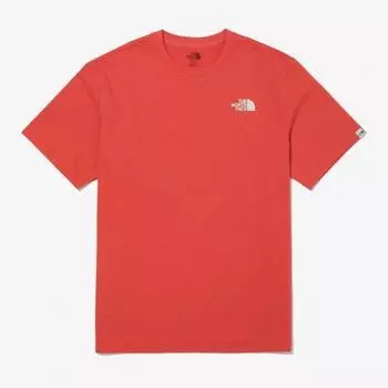 Архив эмблемы North Face с коротким рукавом, круглая футболка Nt7uq10n Cor 085(XS)