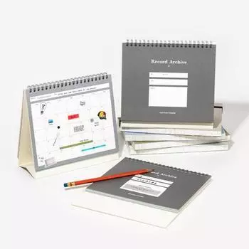 Архивный настольный календарь Luca Lab 2024 года, популярная фраза в Корее Record Archive Desk Calendar