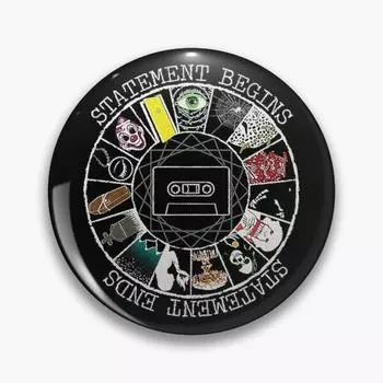 Архивы Магнуса, настраиваемая мягкая пуговица, булавка с мультяшным подарком, декор, ювелирные изделия, одежда, женская булавка с лацканами, металлический милый креативный воротник