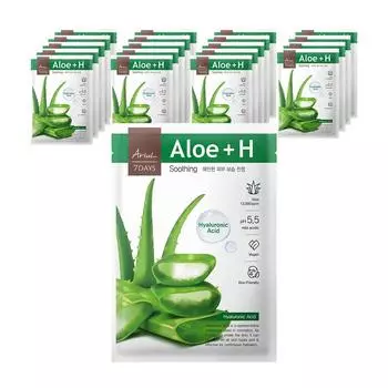 Arial Seven Days Aloe H Успокаивающая увлажняющая маска, 1 упаковка, 20 штук