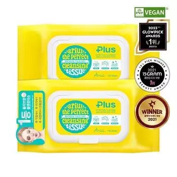 Arial The Perfect Cleansing Tissue Plus, двойной пакет (100 листов х 2 шт.)
