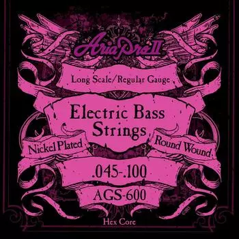AriaProII Bass string Long Scale AGS-600