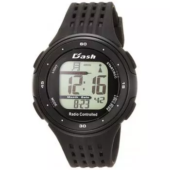 [Arias] ADWW18105RC-11 Мужские радиоуправляемые цифровые водонепроницаемые многофункциональные часы с подсветкой из уретана на ремне