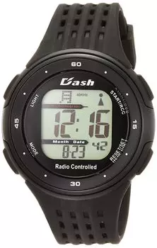 [Arias] ADWW18105RC-11 Мужские радиоуправляемые цифровые водонепроницаемые многофункциональные часы с подсветкой из уретана на ремне