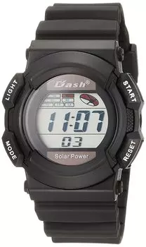 [Arias] ADWW19021SOL-01 Мужские солнечные цифровые водонепроницаемые многофункциональные часы с подсветкой из уретана с ремешком