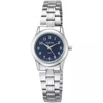 [Arias] Аналоговые водонепроницаемые женские часы синего цвета A34L25