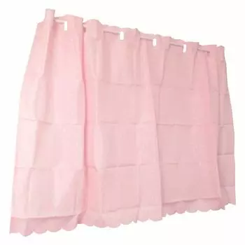 Arie Cafe 145 x 75 Opaque Curtain, Pink, cm, Water-Repellent, розовый