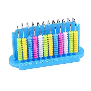 Арифметическая вычислительная рамка 12 рядов 5 цветов пластиковая ментальная счетная рамка для счета