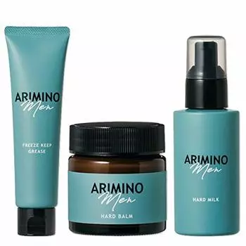 Arimino Men Hard Milk 100 г, Hard Balm 60 г, Freeze Keep Grease 100 г, набор arimino men
