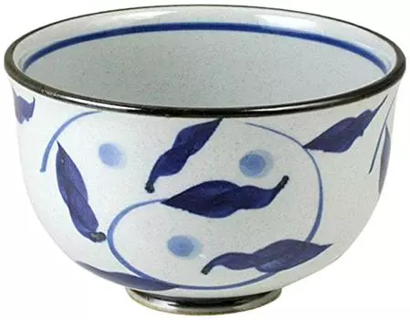 Arita Ware Arabesque Lightly Used Bowl Japanese Bowl Bowl (Blue) Pottery/Size(cm) 13.2x8.4/No806196