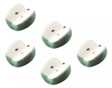 Arita Ware Chopstick Rest Nishiki Apple Green Set of 5 485213(5) зелёный