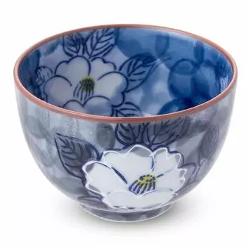 Arita Ware CtoC JAPAN Tea Cup 277811 Gray 190cc Ichichin Sasanqua (Yunomi) (Approx.) 8.3x5.7cm