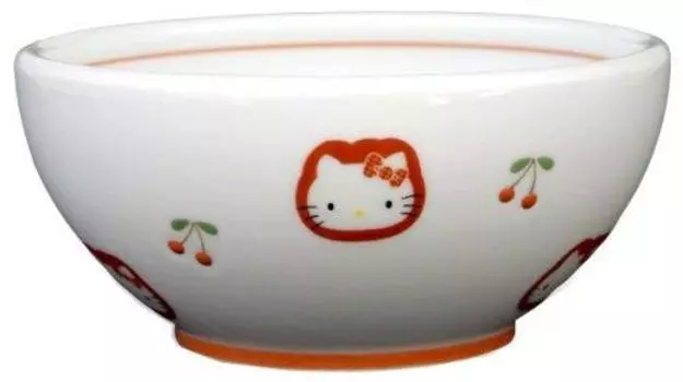 Arita Ware CtoC ЯПОНИЯ Hello Kitty Чаша (11,9 см чаша) 02-508304 красный