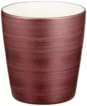 Arita Ware Densaku Kiln Rock Glass Cup 330ml Armor Red Made in Japan Approx. Takeda Shingen